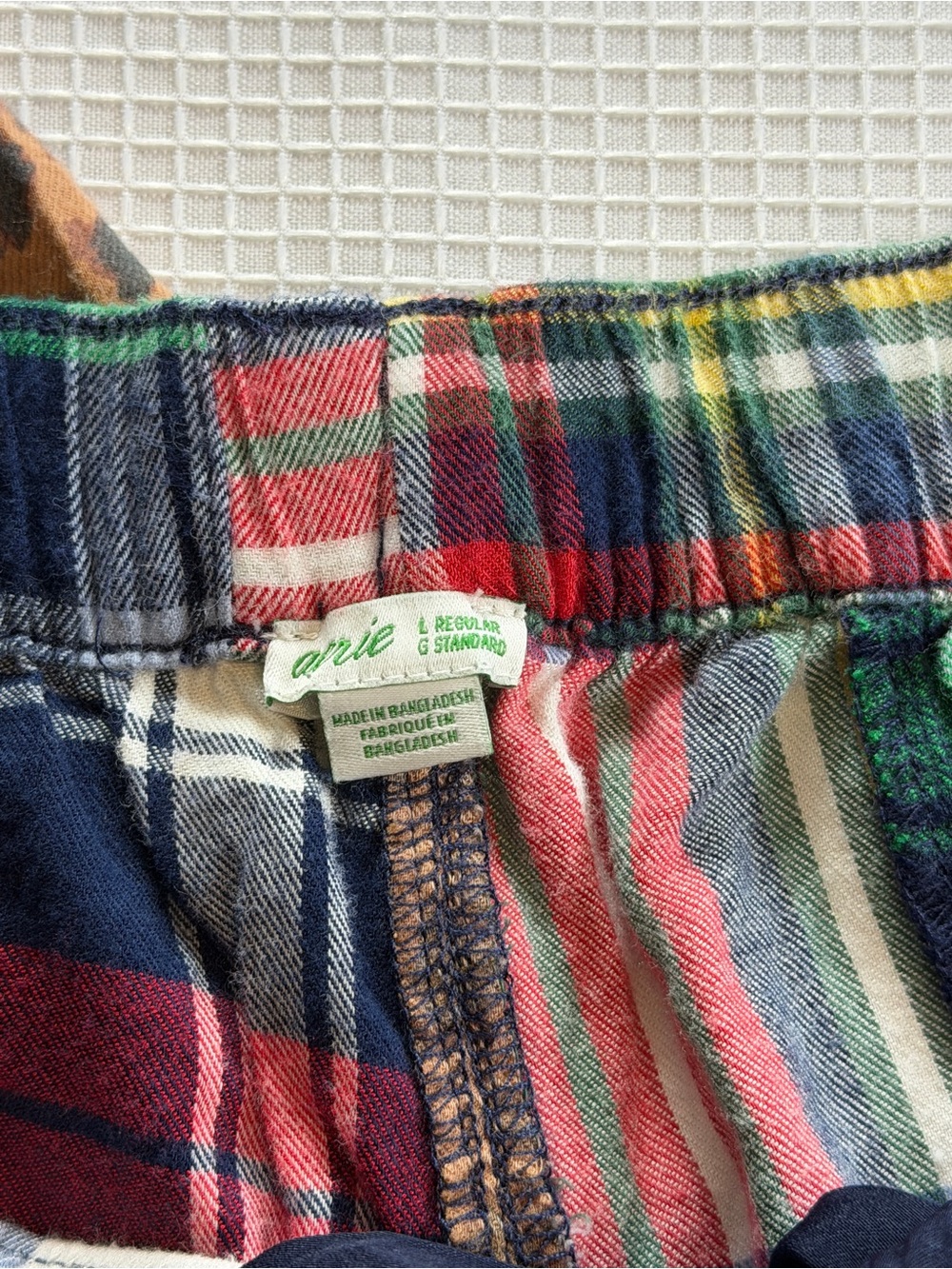 Aerie Women's Patchwork Size L Sleep Pajama Pants Flannel Lounge Pull On Pockets - Picture 3 of 7